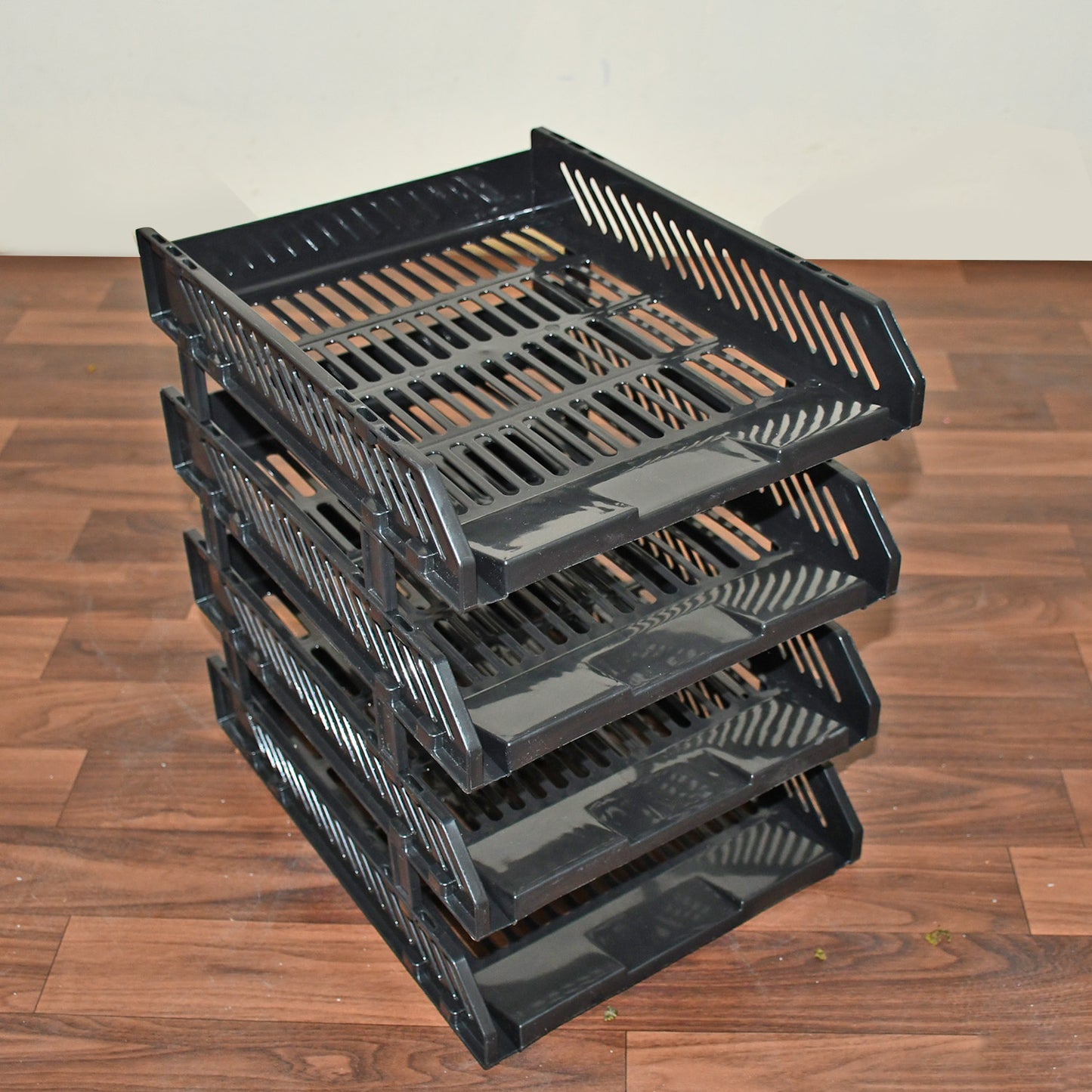 File Cabinets Storage Rack Magazine Newspaper Rack Filing Cabinet Four-layer File Rack Stacking Rack (4 Layer)