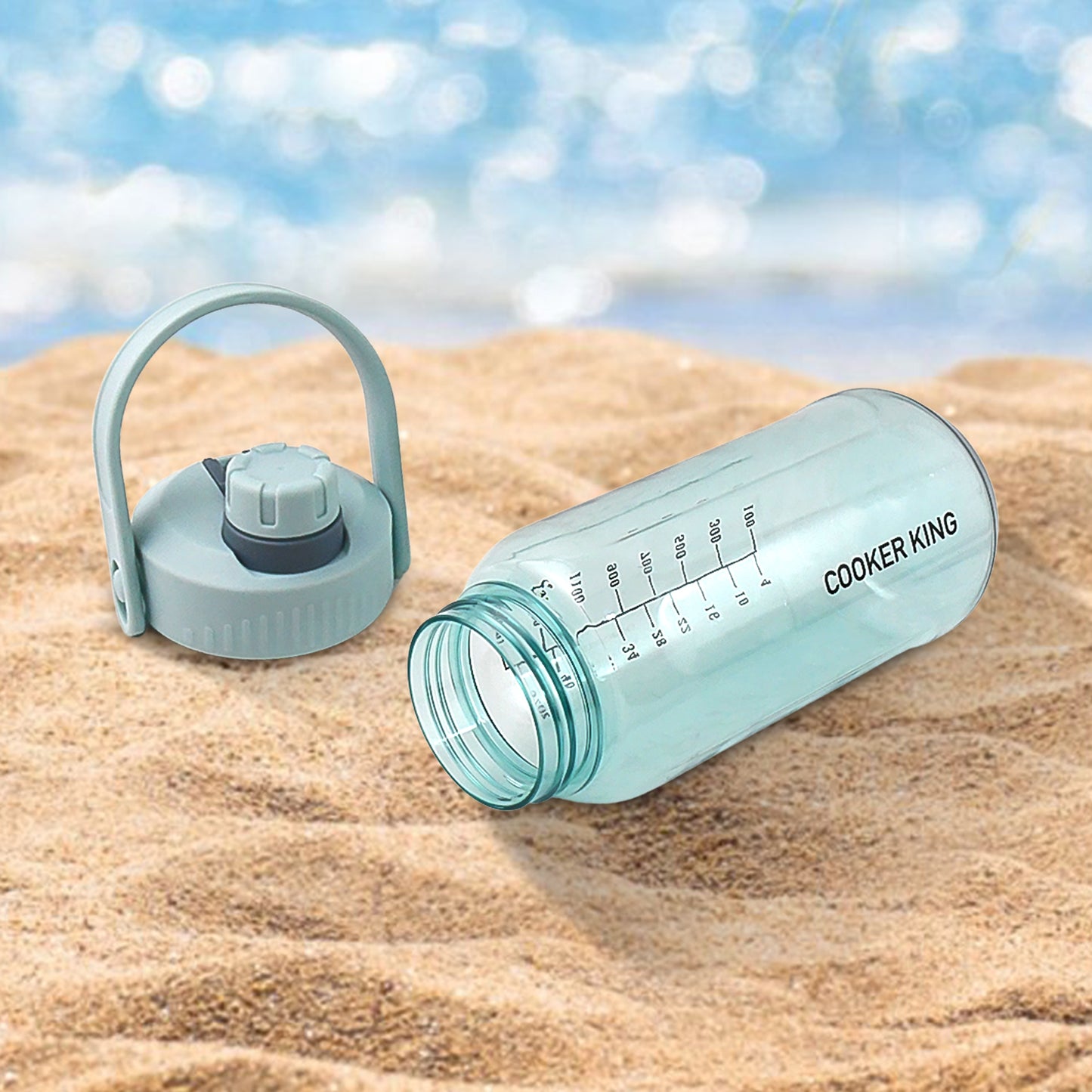 Plastic Water Bottle With Carry Handle (1 Pc  1500 Ml)