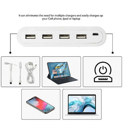 4in1 Usb Hub Charging Extension with multiple devices (1 Pc)