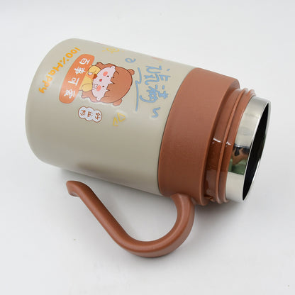Stainless Steel Mug  Bottle Vacuum Insulated Cup With Handle Small Cup (550 Ml)