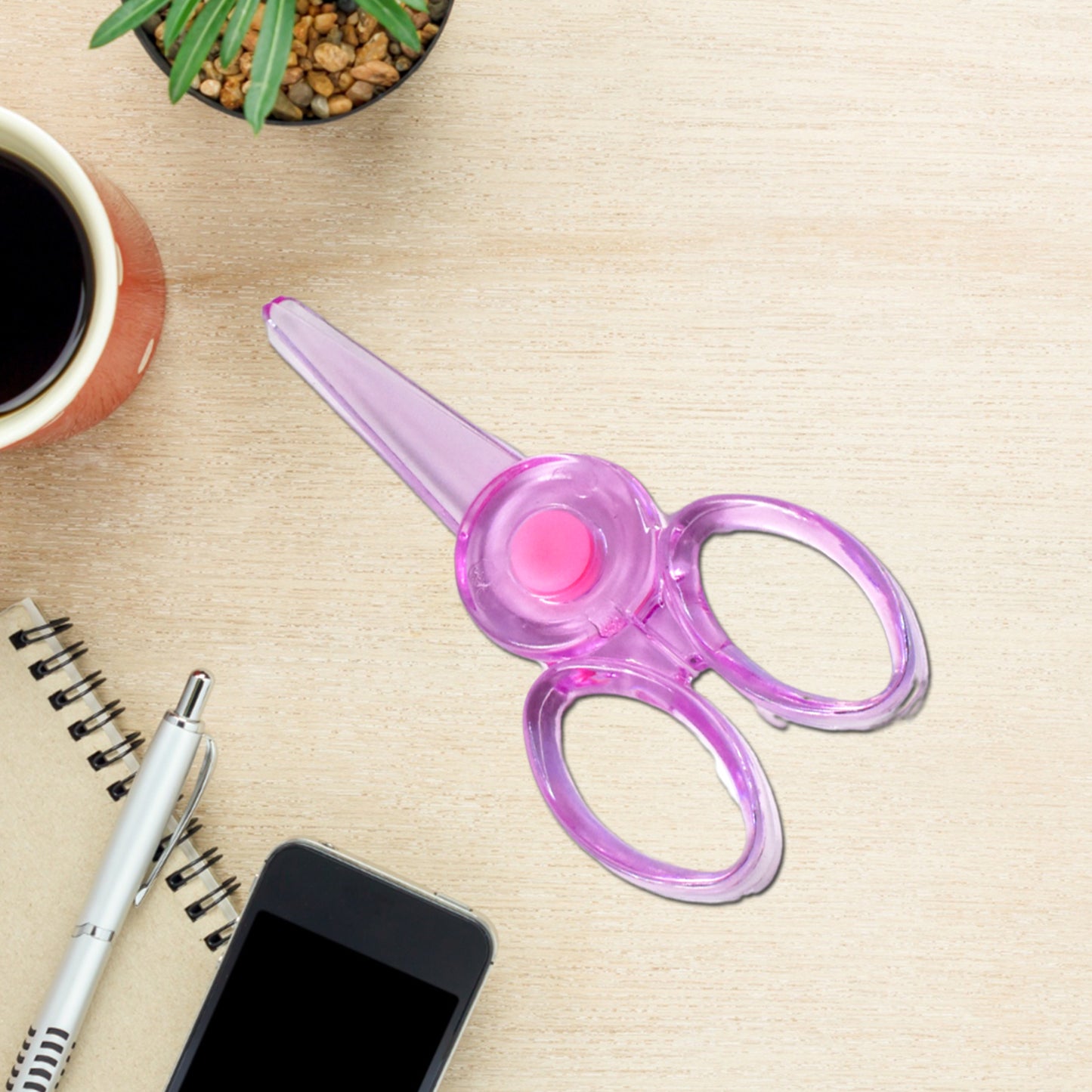 Plastic Child-safe Scissor (1 Pc  Mix Color)