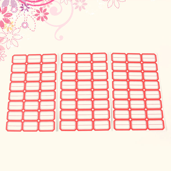 Blank Sticker Insert Sheets Multipurpose Blank Label Sticker Sheets (10 Sheet Set) – My Stationery