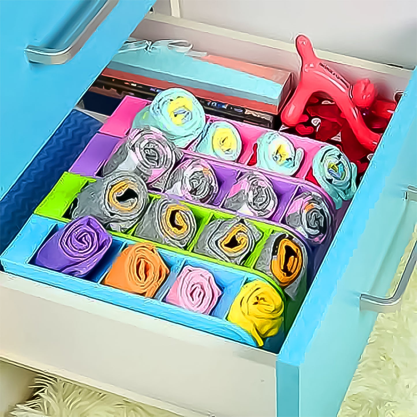 Multipurpose 4 Compartment Pen Holder(1 Pc)