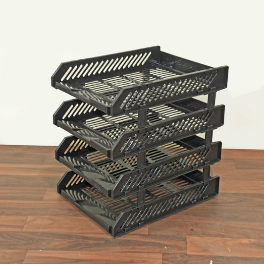 File Cabinets Storage Rack Magazine Newspaper Rack Filing Cabinet Four-layer File Rack Stacking Rack (4 Layer)