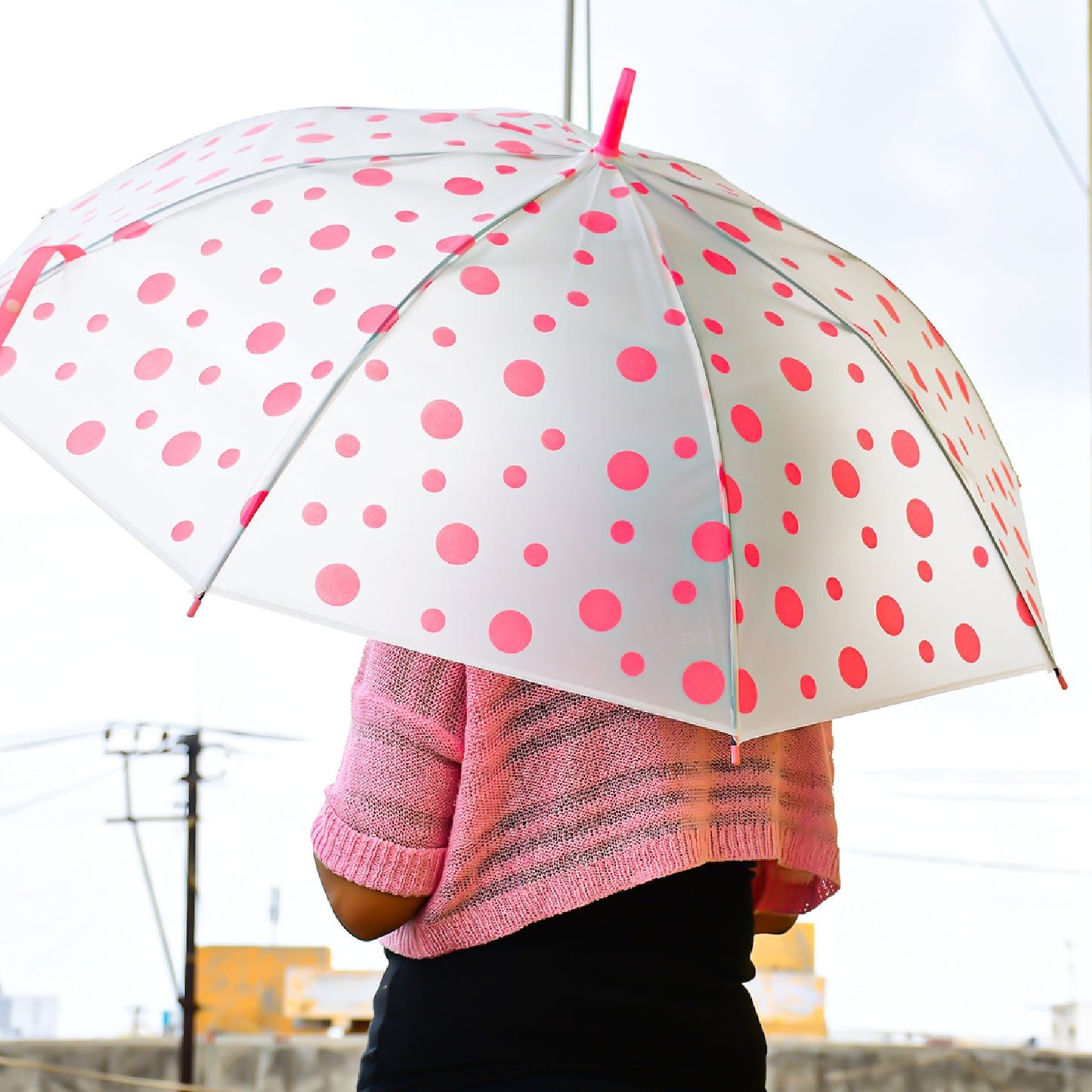 Dot Printed Umbrella