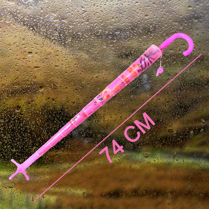 Umbrella With Handle And Lightweight Safety Round Plastic Cap