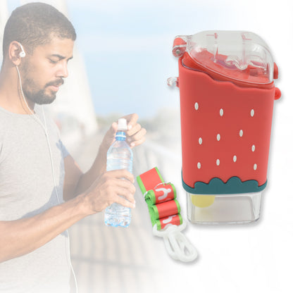 Portable icecream shape Cute Water Bottle For Kids (300 Ml)