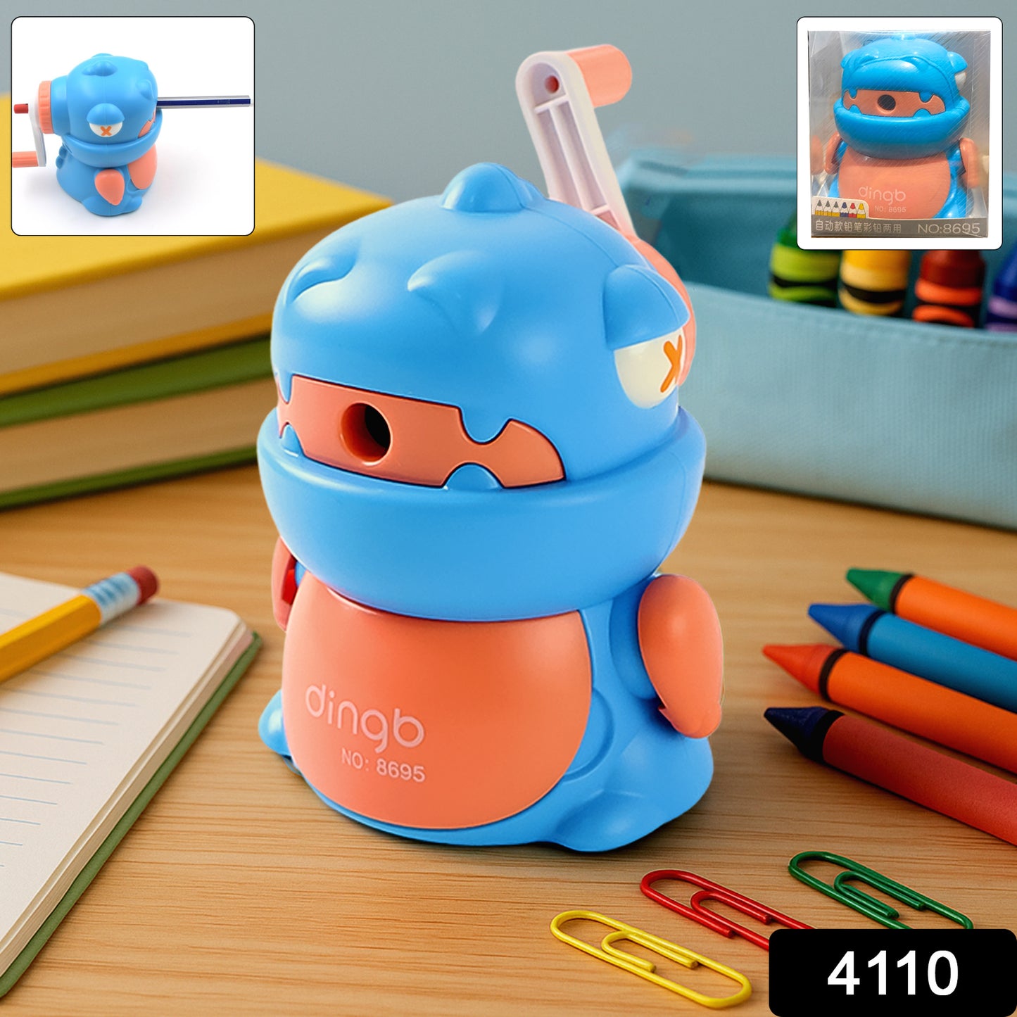 Sharpener For Pencil With Removable Tray Hardiness Steel Cutter Kids