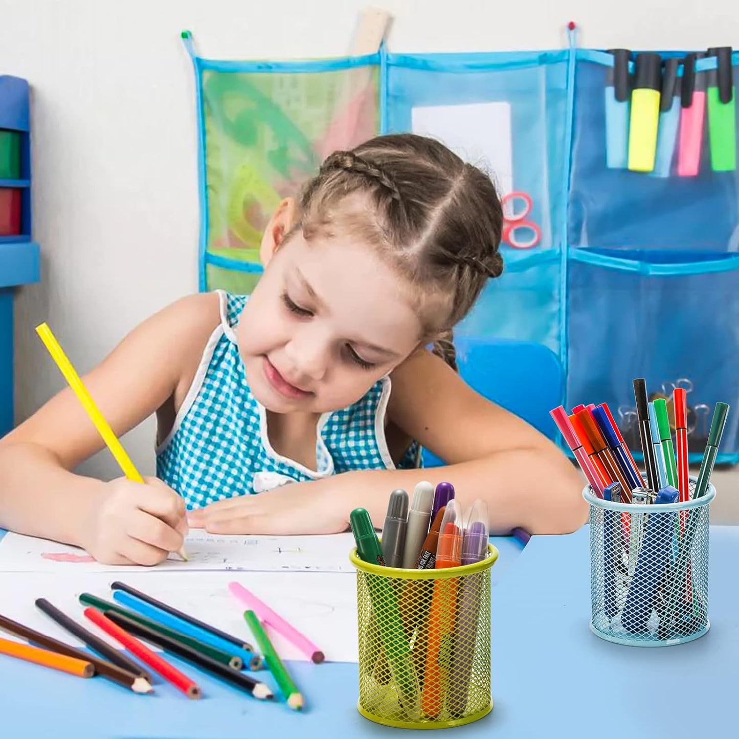 Pen Holder organiser red colour