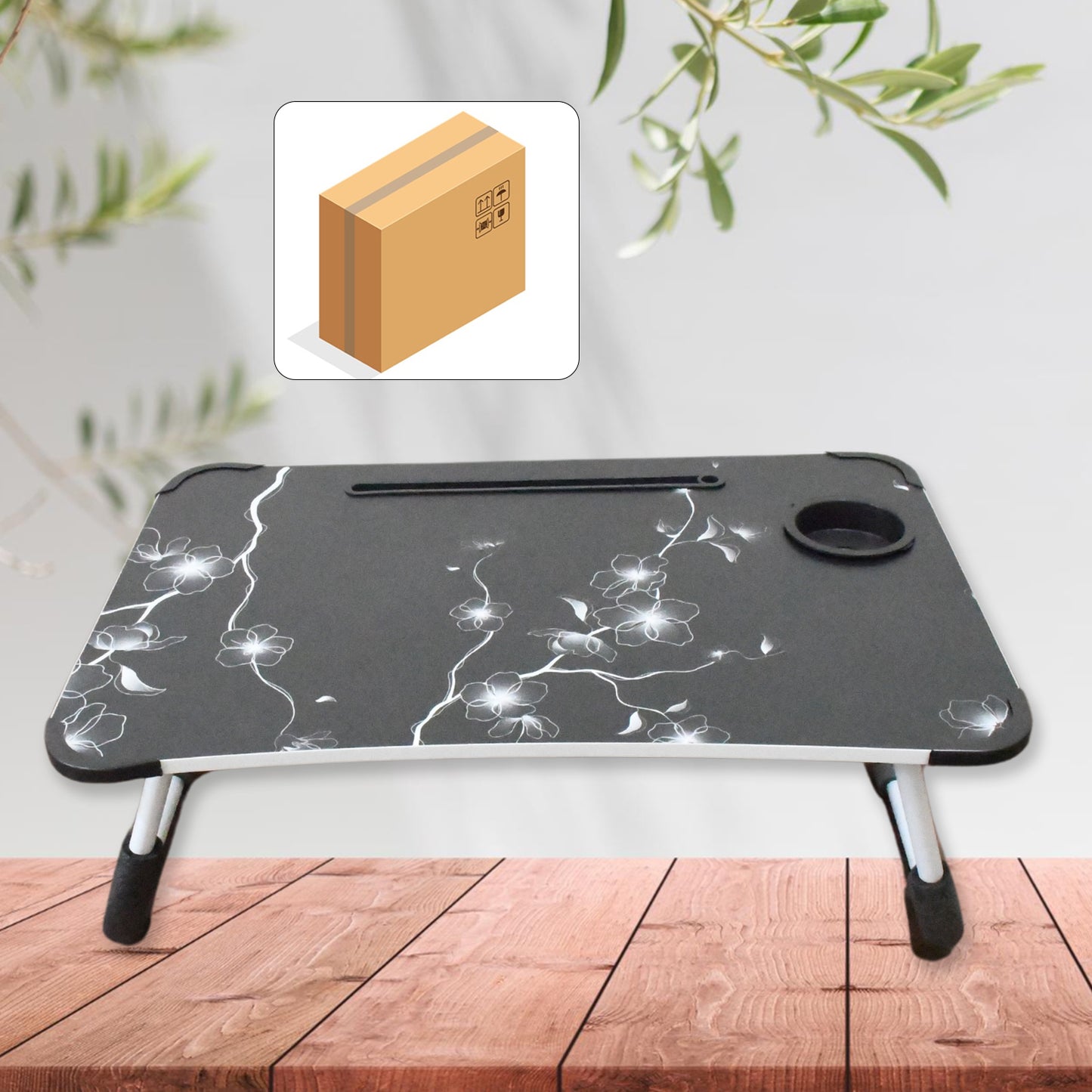 Laptop Table Foldable Portable (grey color)