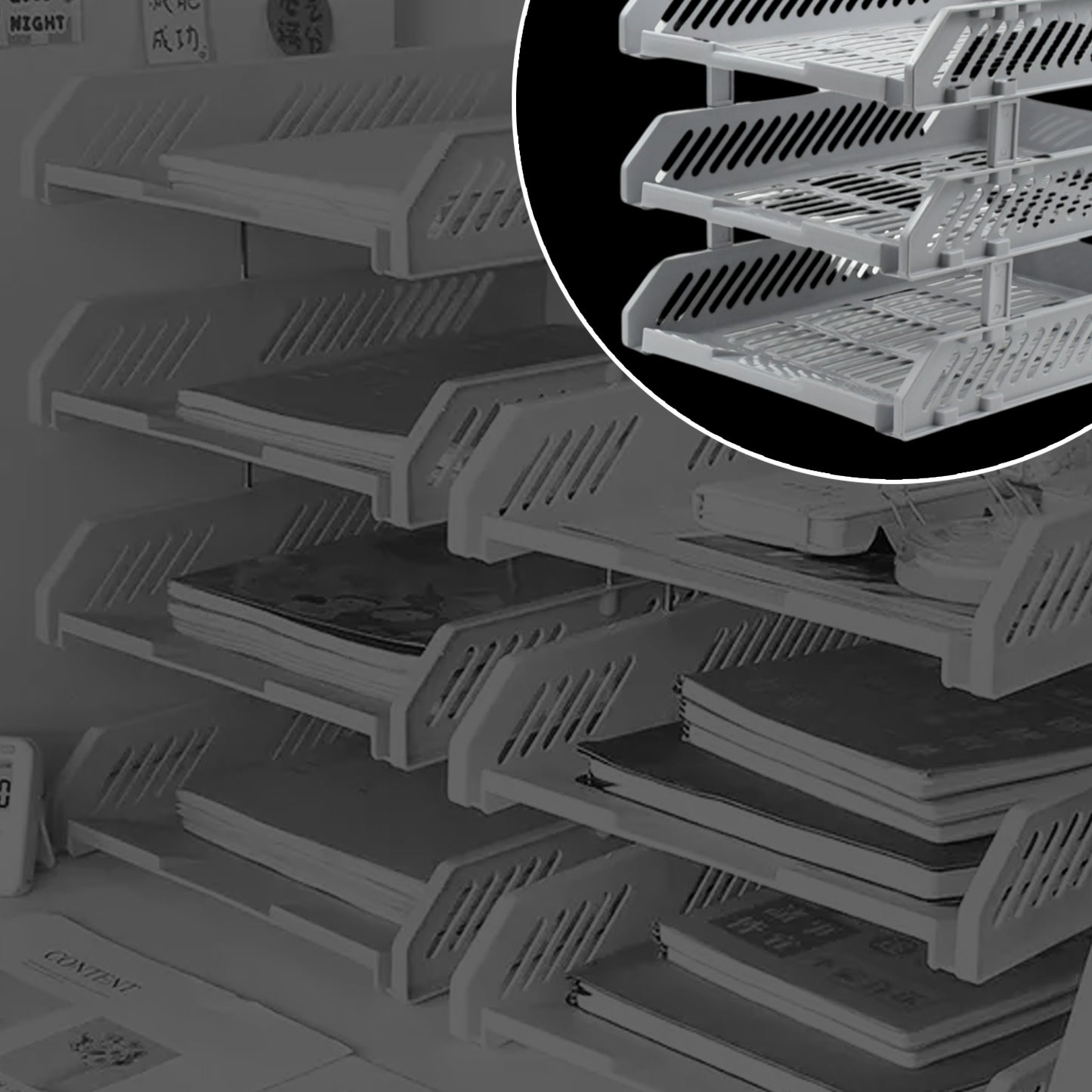File Cabinets Four-layer cabinet Rack