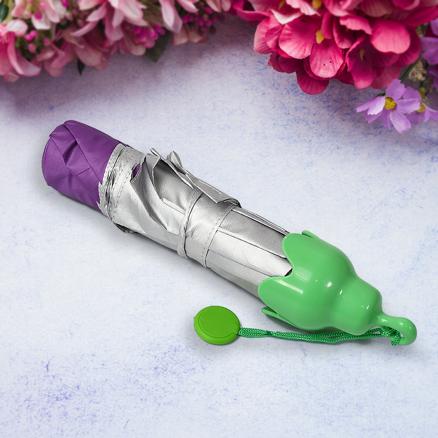 Vegetable Shaped Folding Umbrella Plastic Case