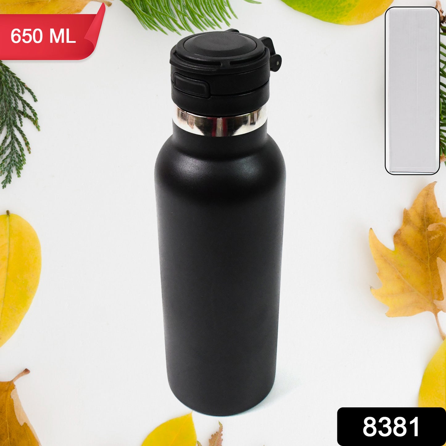 Water Bottle Insulated Stainless Steel Bottle (650 Ml  1 Pc)
