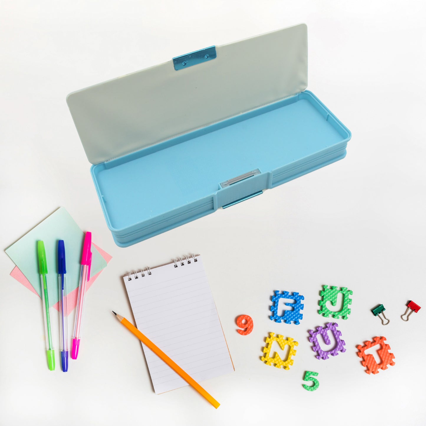 Double Sided Magnetic Geometry Box Pencil Compass Box
