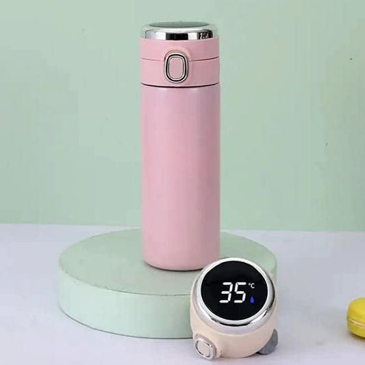 Smart Vacuum Insulated Water Bottle With Led Temperature Display Cold Hot Leak Proof