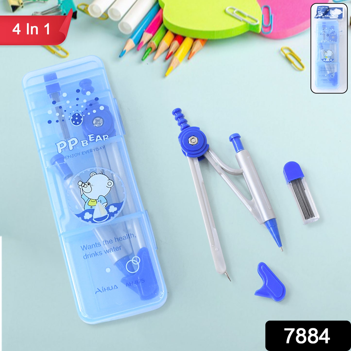 Geometry Compass Set (4 In 1)