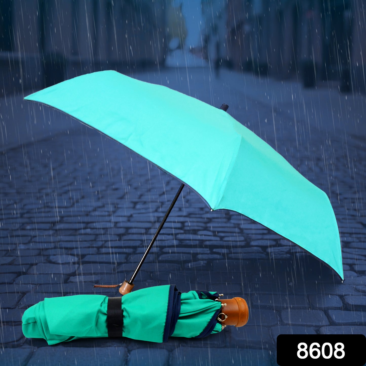 3-fold Sun Rain Protective Foldable Umbrella (1 Pc)