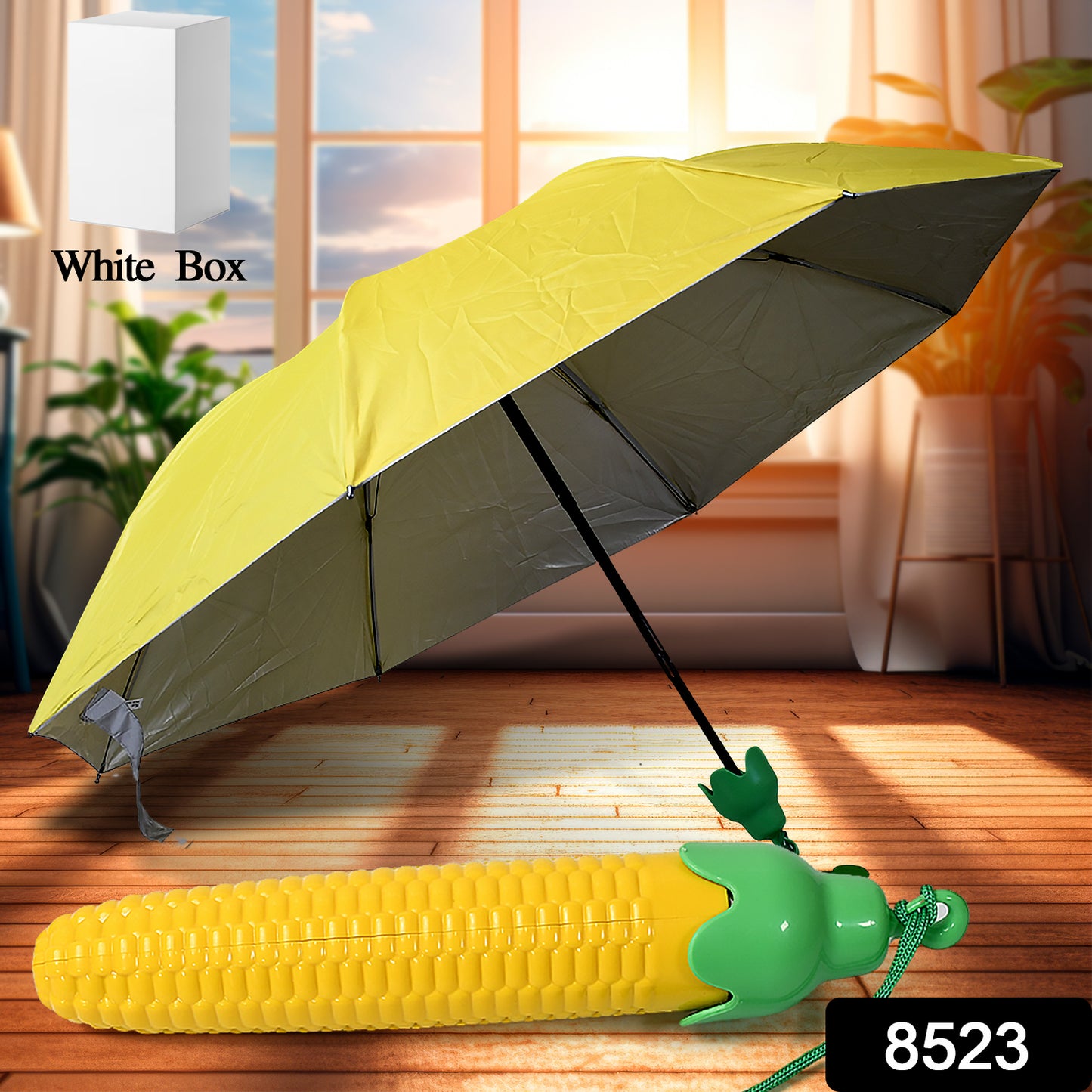 Folding Umbrella Vegetable Shaped plastic Case