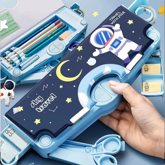 Multifunctional Pencil Compass Box