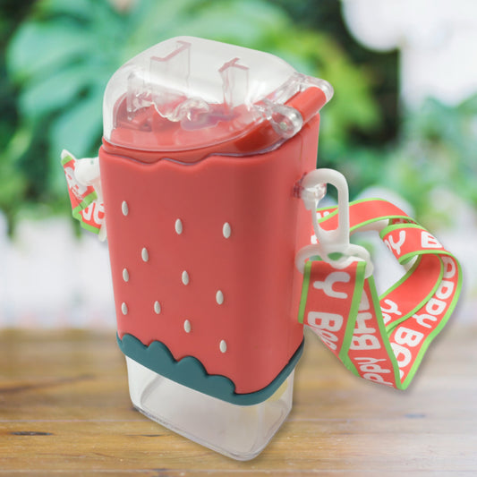 Portable icecream shape Cute Water Bottle For Kids (300 Ml)