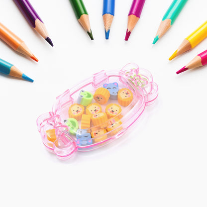 Cute School Eraser Set Cute Eraser Multi Design Rubber Erasers For Pencil Cleaning Stationery School Student Girl Kids (15 Pc In1 Set)