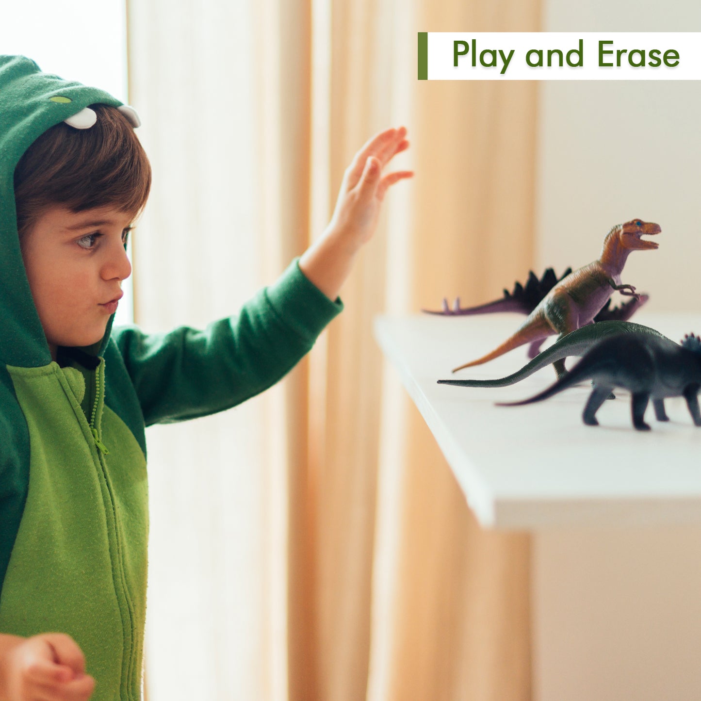 Dinosaur Shaped Animal Erasers For Kids