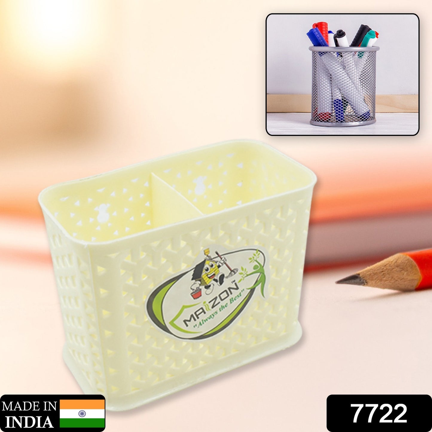 3 Multipurpose plastic pen Holder For Desk Organizers